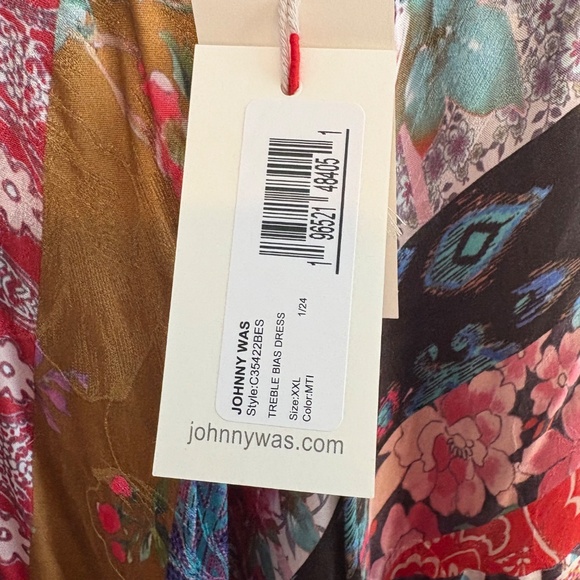 Johnny Was TREBLE BIAS DRESS XXL - Picture 4 of 8